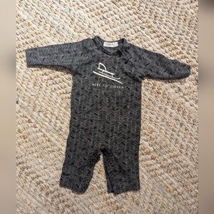 Miles Baby Here to Sleigh 3M Christmas Romper